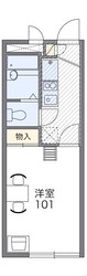 レオパレスメルベーユの物件間取画像